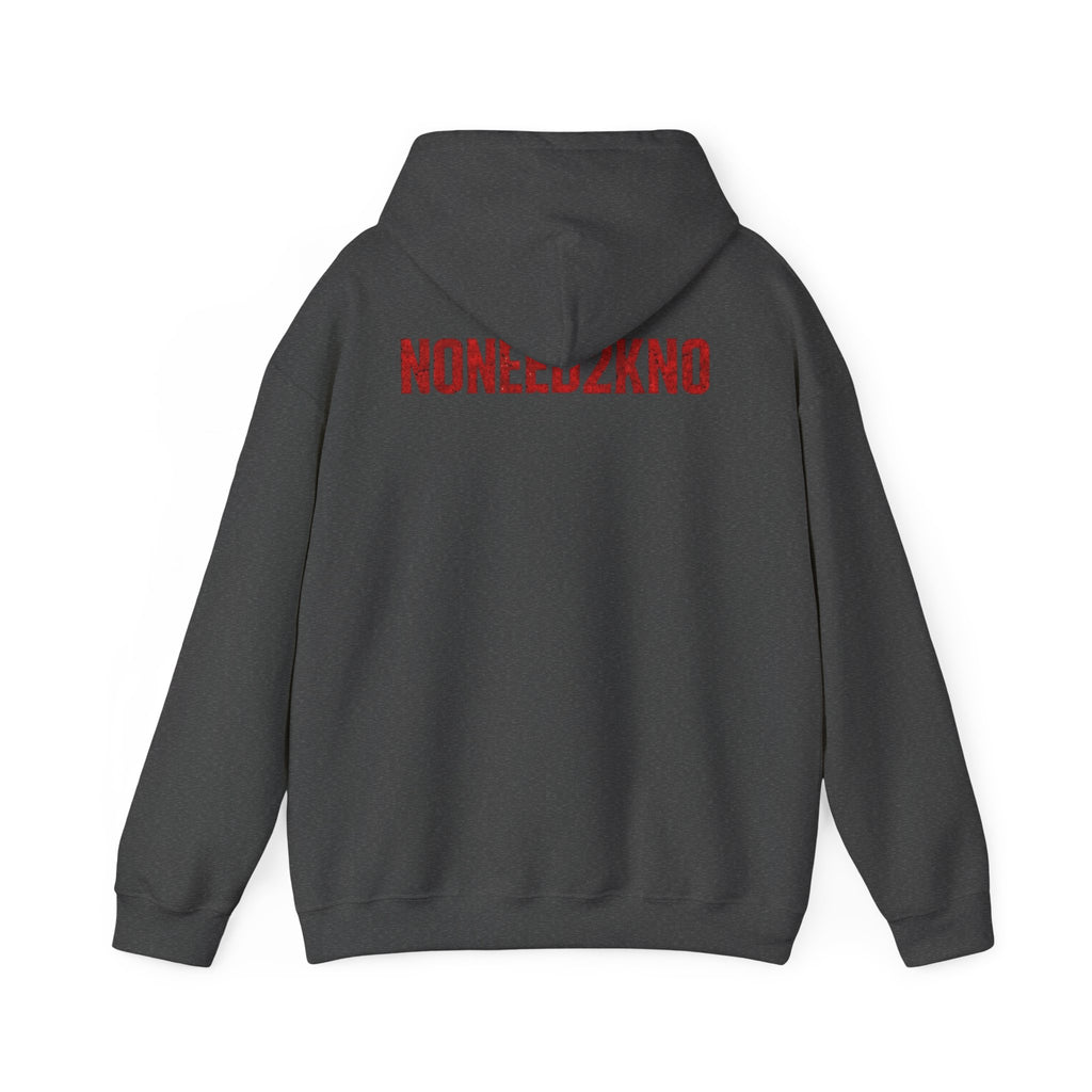 NONEED2KNO Hoodie — Minimalist Streetwear Pullover