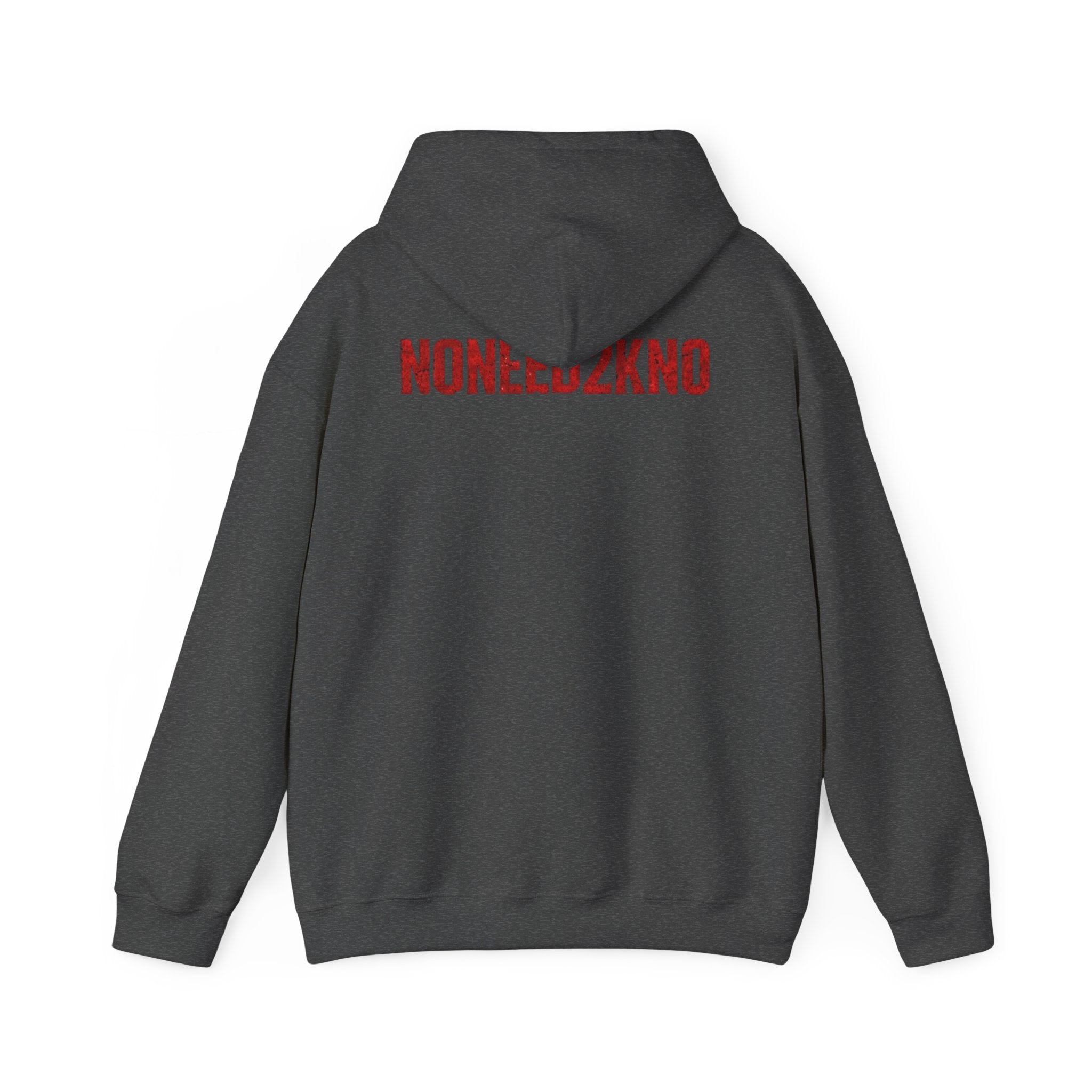 NONEED2KNO Hoodie — Minimalist Streetwear Pullover