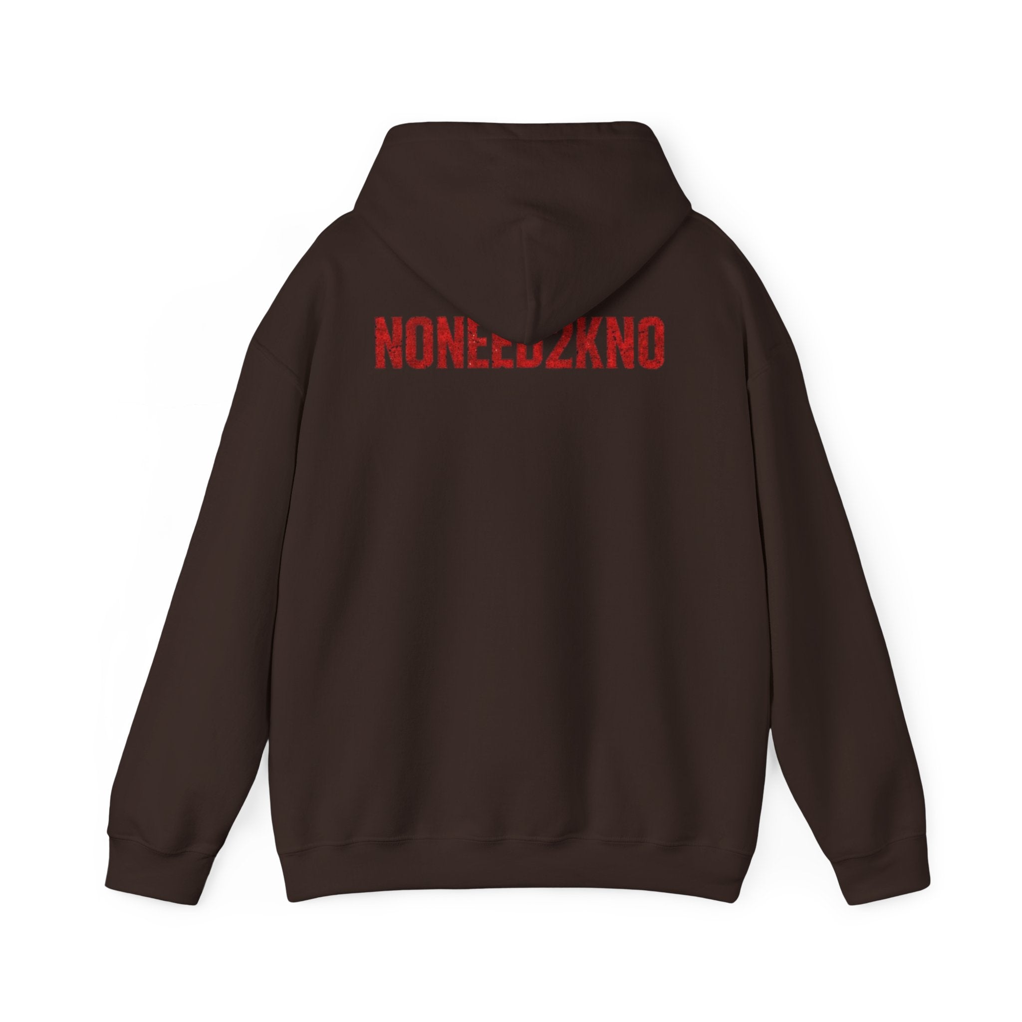 NONEED2KNO Hoodie — Minimalist Streetwear Pullover