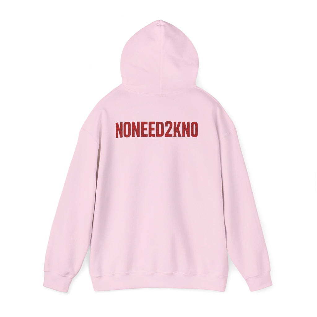 NONEED2KNO Hoodie — Minimalist Streetwear Pullover