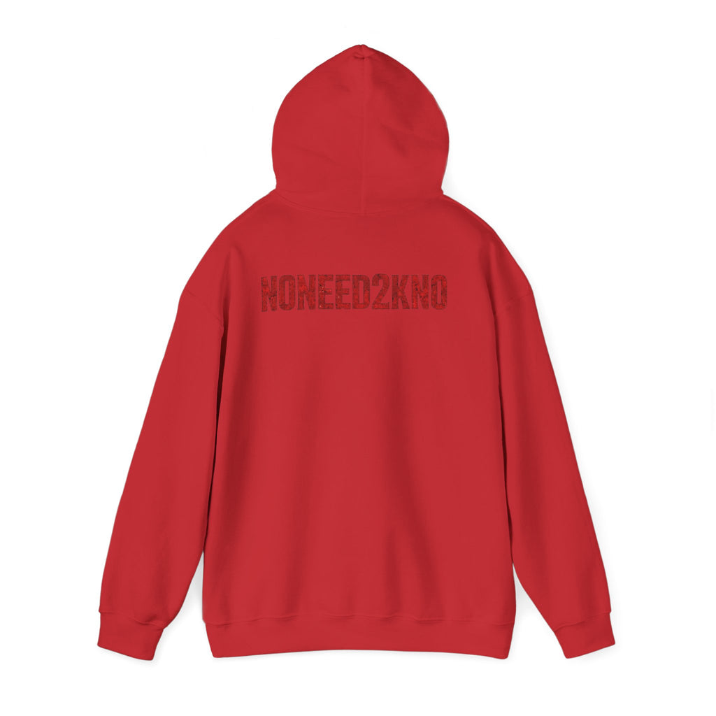 NONEED2KNO Hoodie — Minimalist Streetwear Pullover