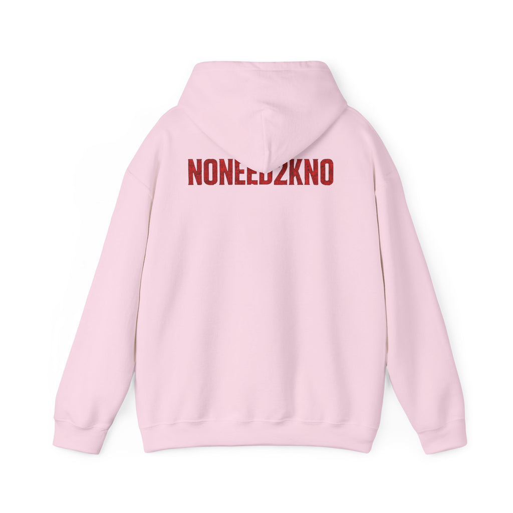 NONEED2KNO Hoodie — Minimalist Streetwear Pullover