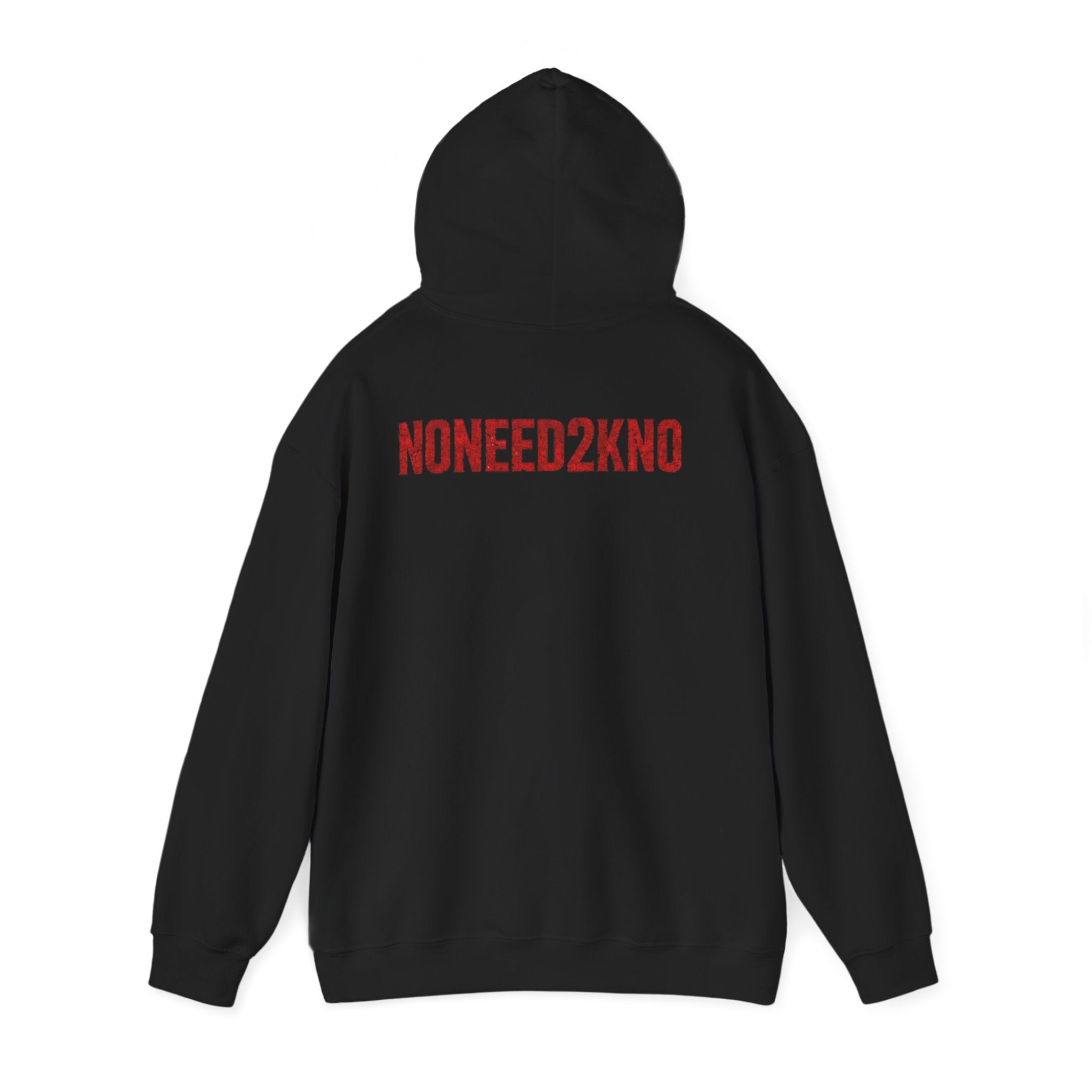 NONEED2KNO Hoodie — Minimalist Streetwear Pullover