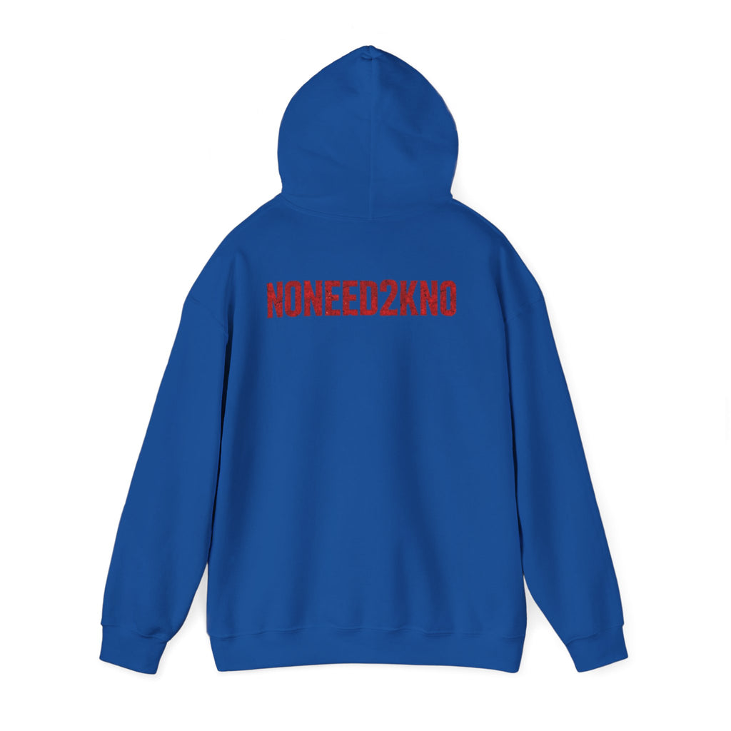 NONEED2KNO Hoodie — Minimalist Streetwear Pullover