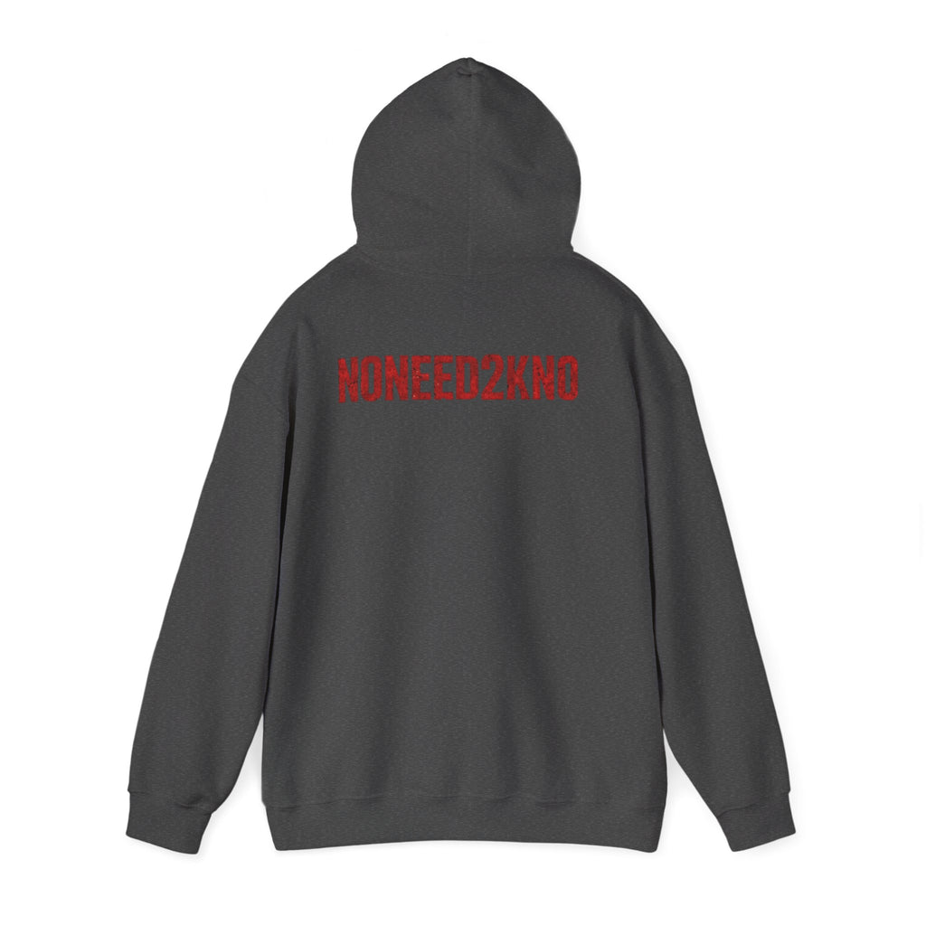 NONEED2KNO Hoodie — Minimalist Streetwear Pullover