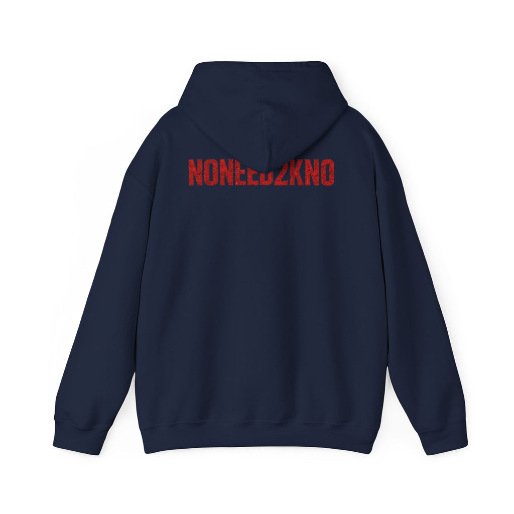 NONEED2KNO Hoodie — Minimalist Streetwear Pullover