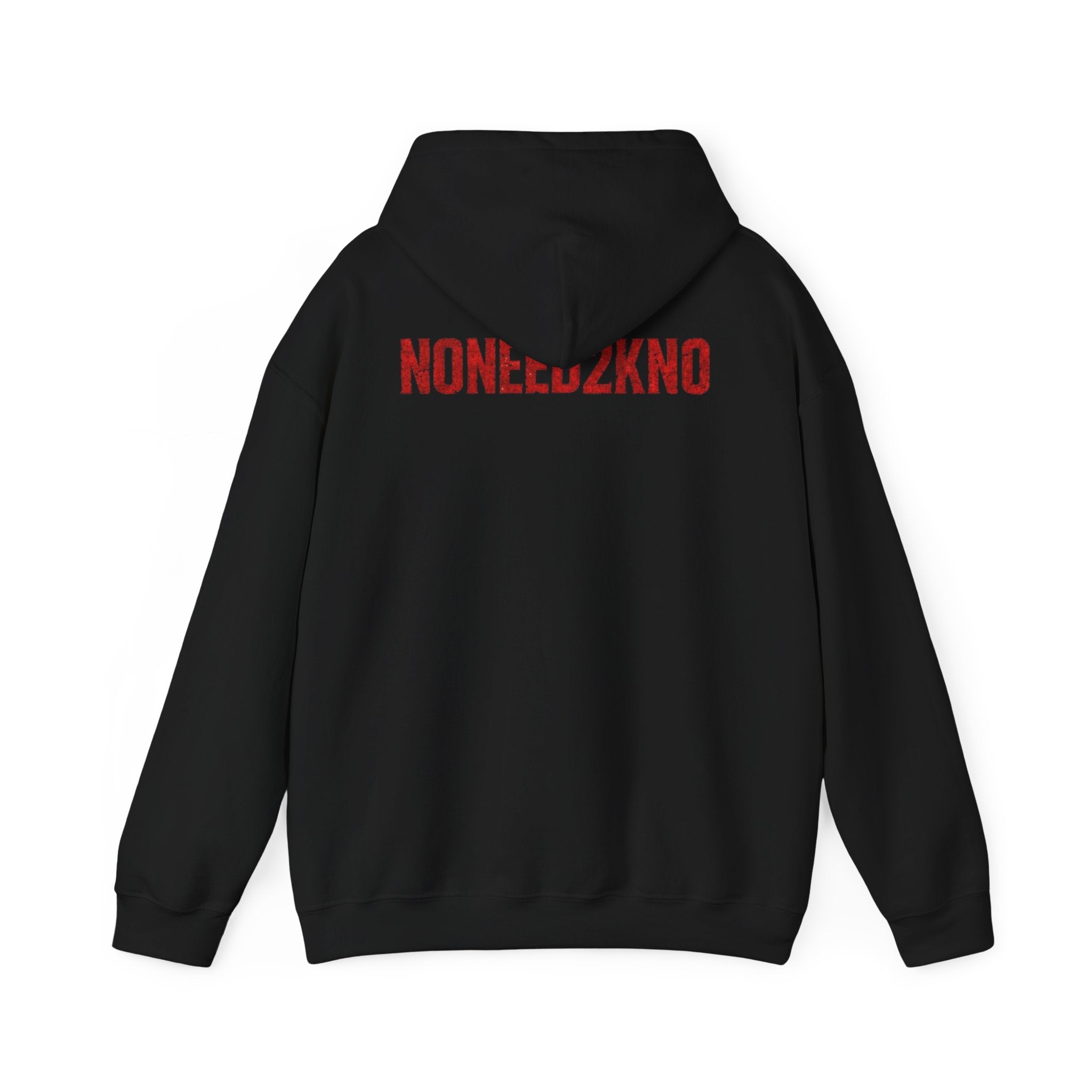 NONEED2KNO Hoodie — Minimalist Streetwear Pullover