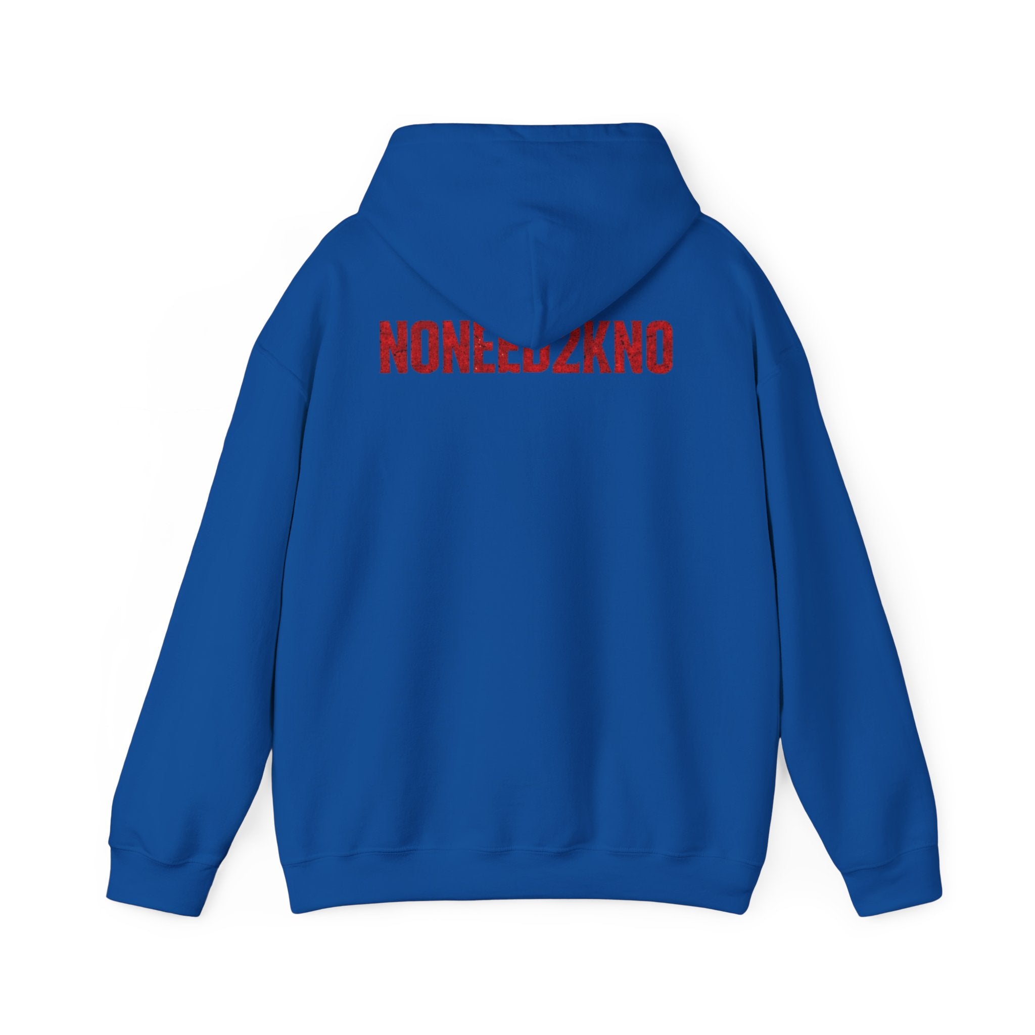 NONEED2KNO Hoodie — Minimalist Streetwear Pullover